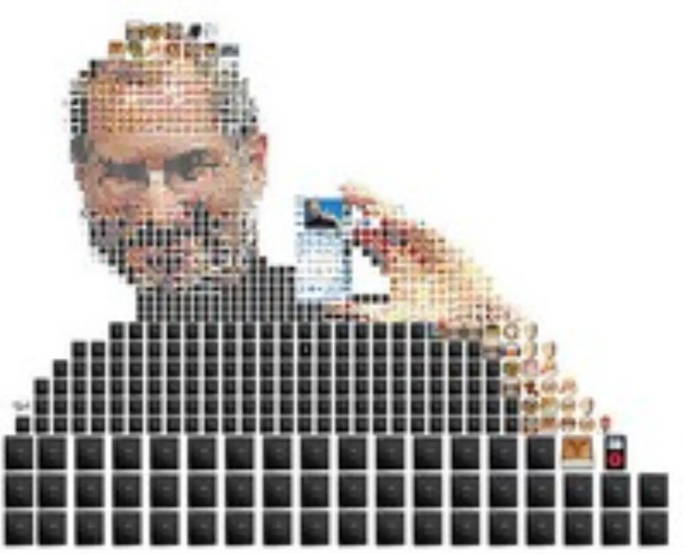 Steve Jobs - photo mosaic