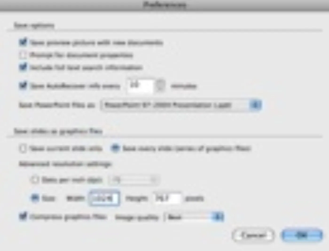 Powerpoint - Image options