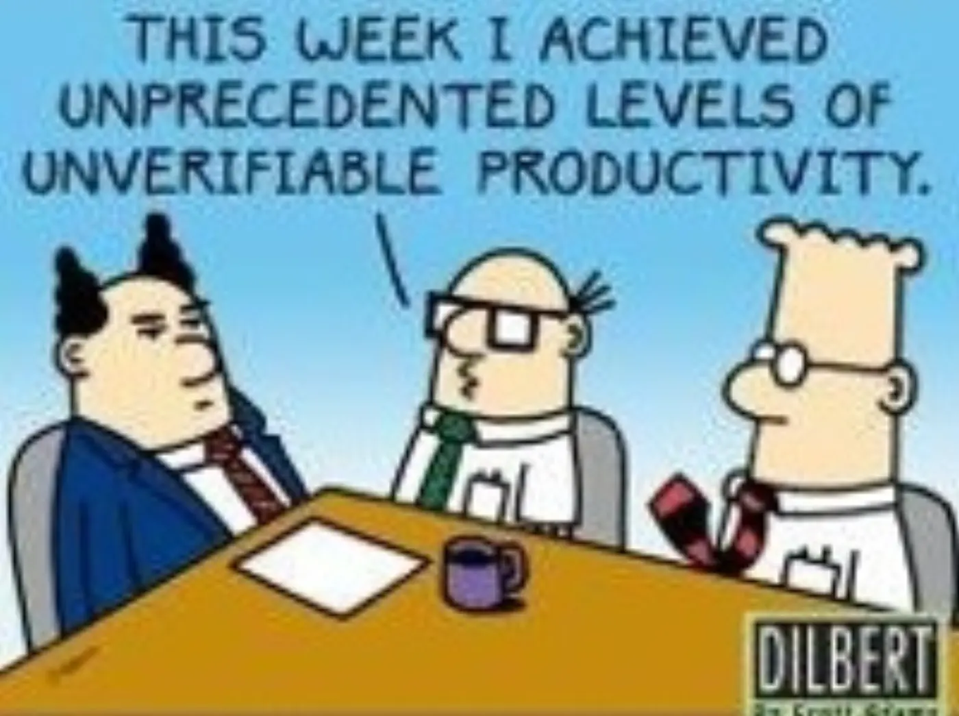 Dilbert - productivity