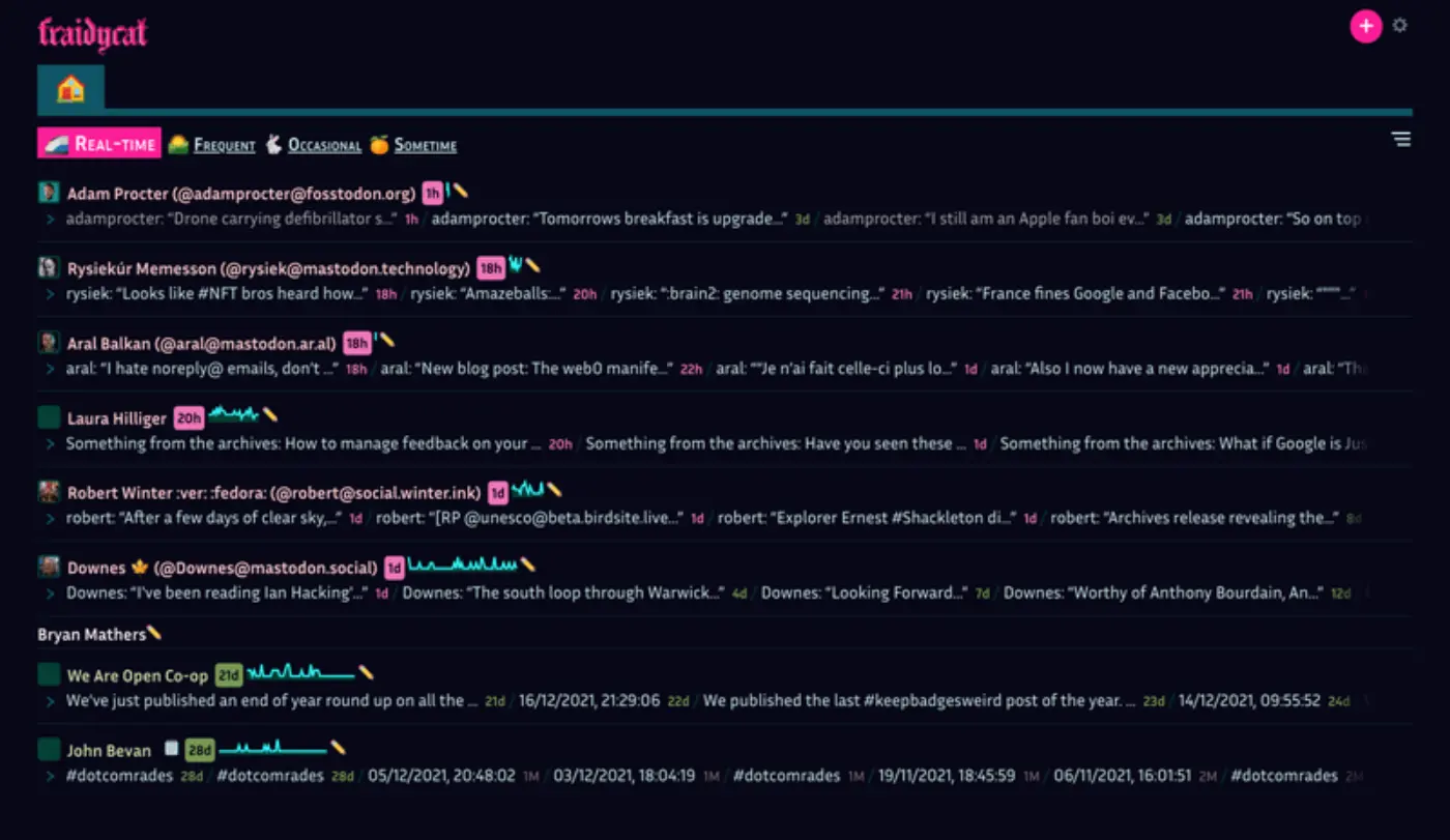 Fraidycat screenshot