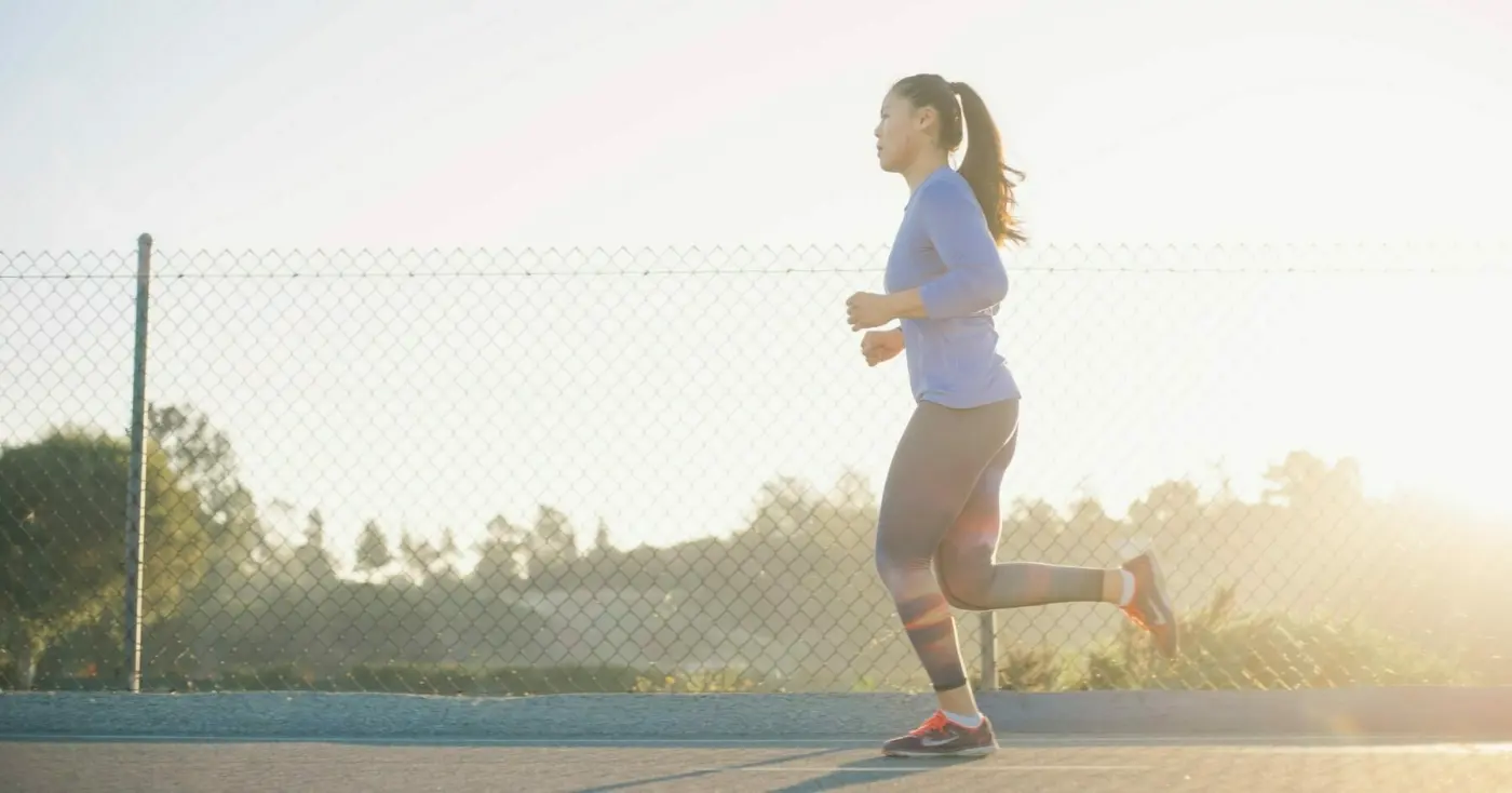 Woman running