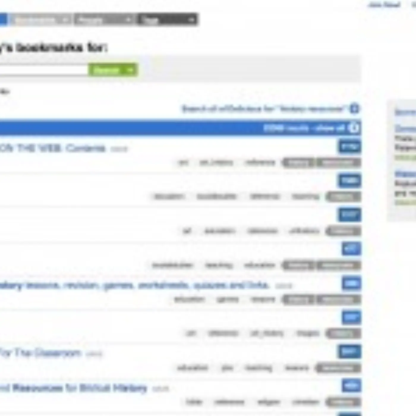 Delicious search results - 'History resources'