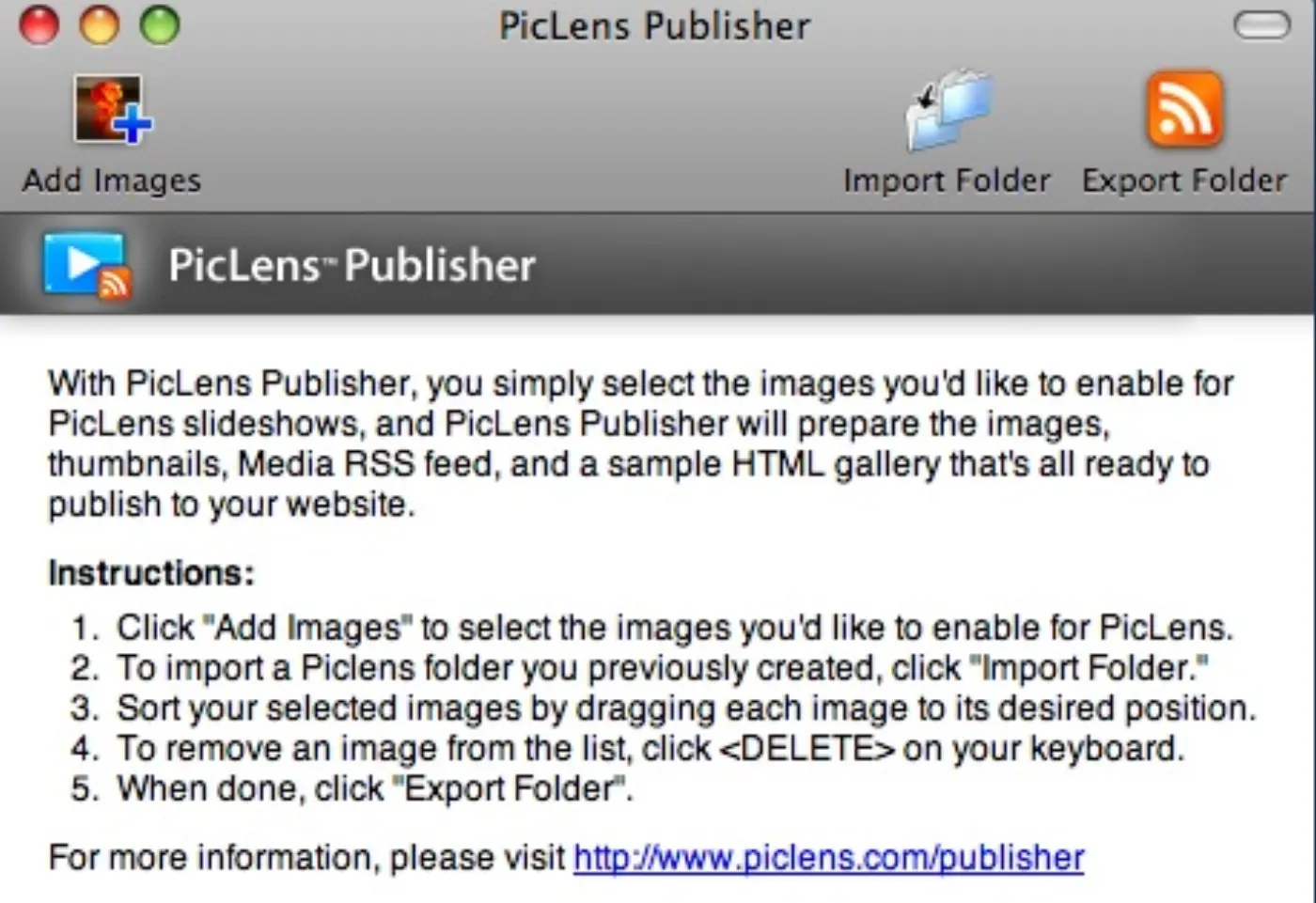 PicLens Publisher