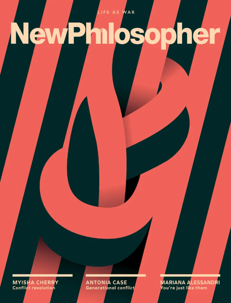New Philosopher magazine cover (issue #41: Conflict)