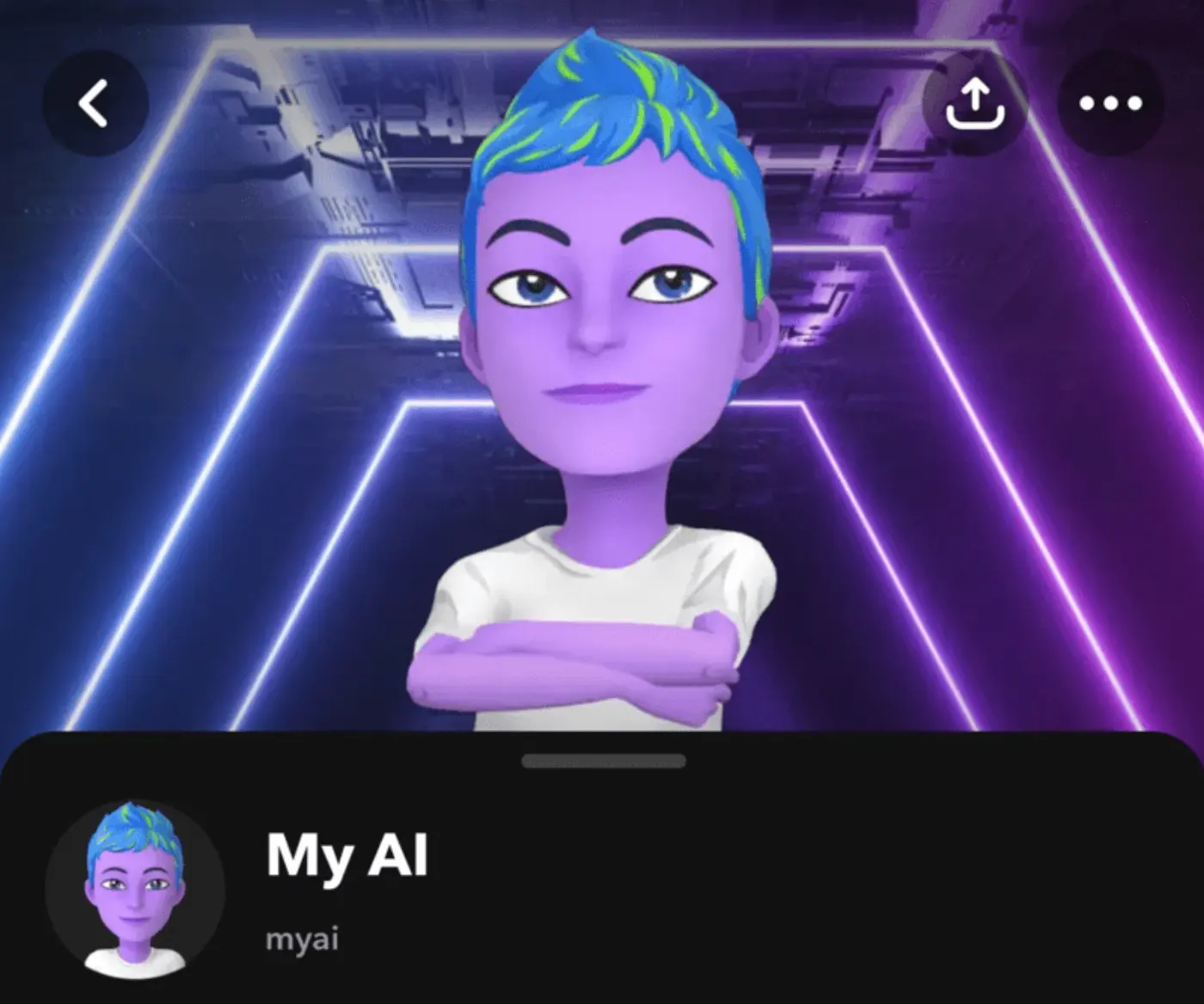 Screenshot of My AI