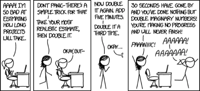 xkcd: estimating time
