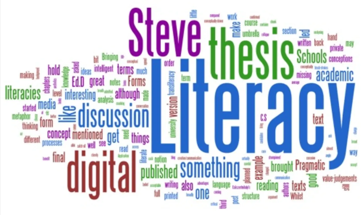 Wordle of my Ed.D thesis