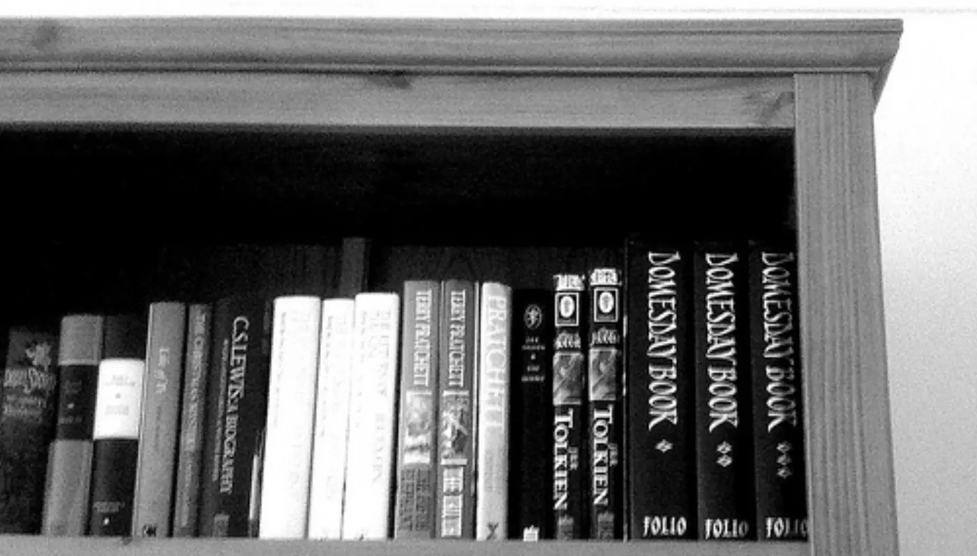 Books on shelf
