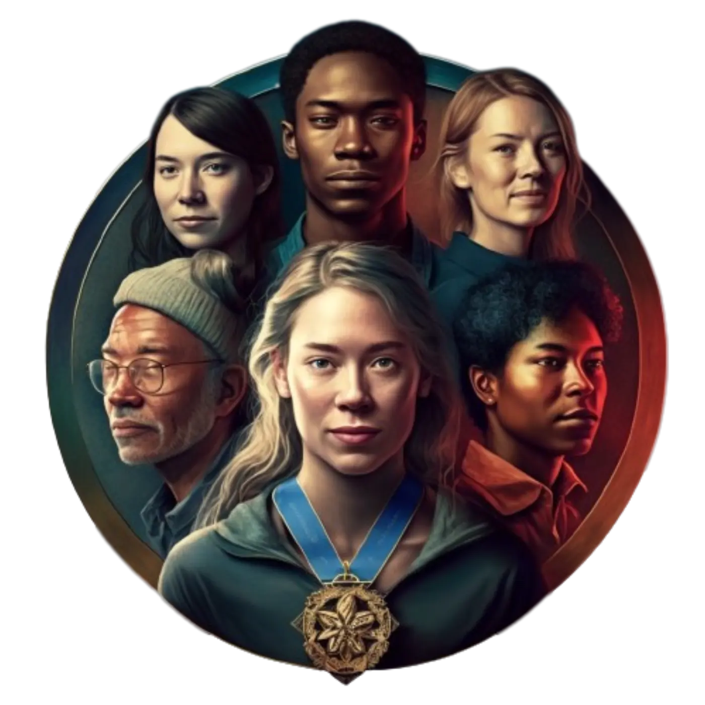 Midjourney prompt: "diverse people being recognised for the full spectrum of who they are --no text words letters signatures"
